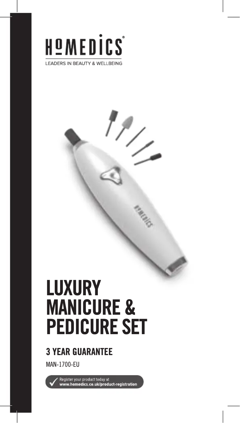 Page n°1 - Manuel utilisateur Homedics MAN-1700