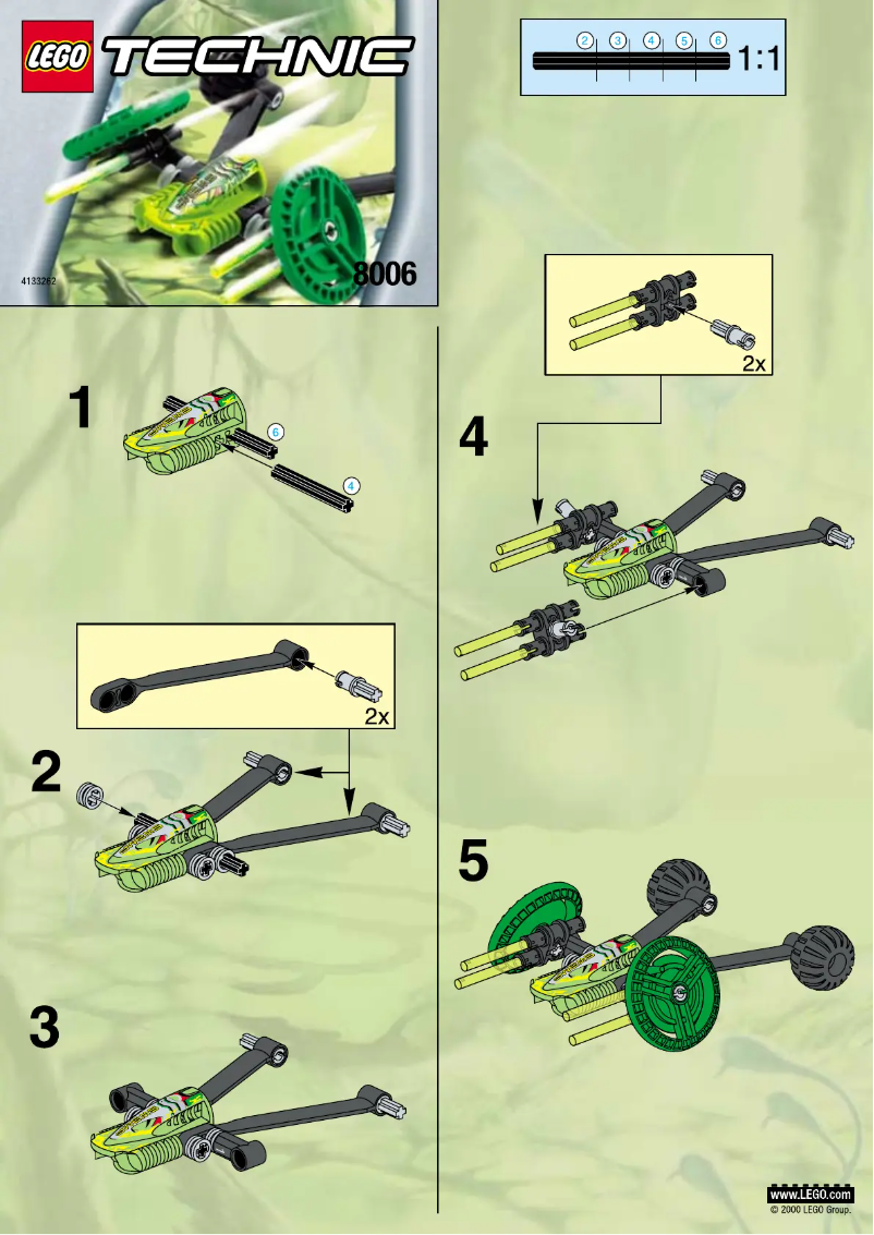 Image de la première page du manuel de l'appareil Roboriders 8006
