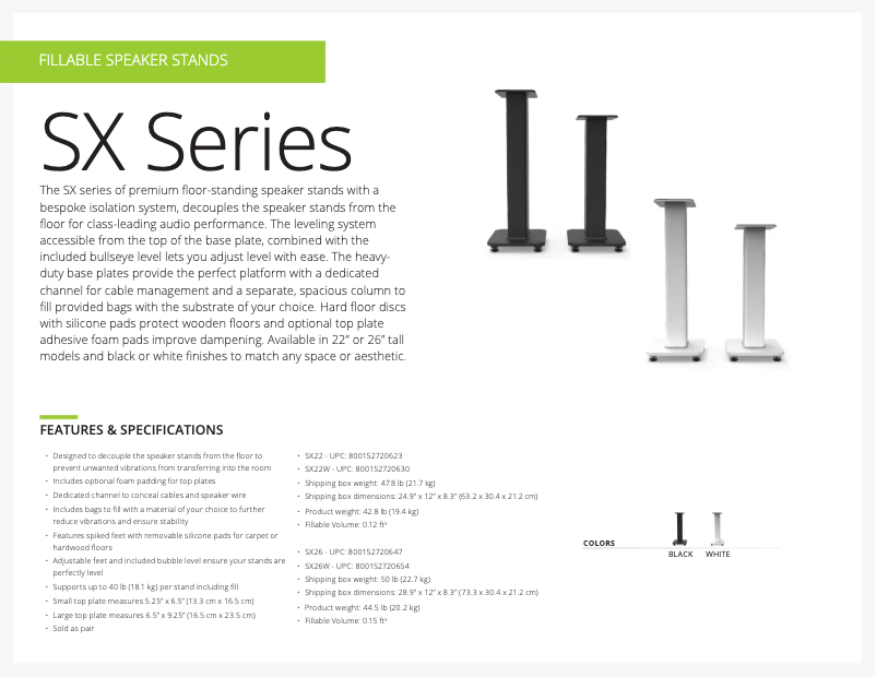 Imagen de la primera página del manual del dispositivo SX26