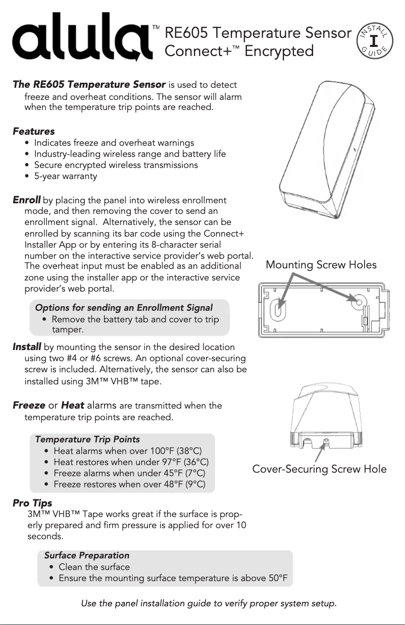 Image de la première page du manuel de l'appareil RE605