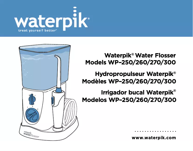Page 1 de la notice Manuel utilisateur Waterpik WP-250