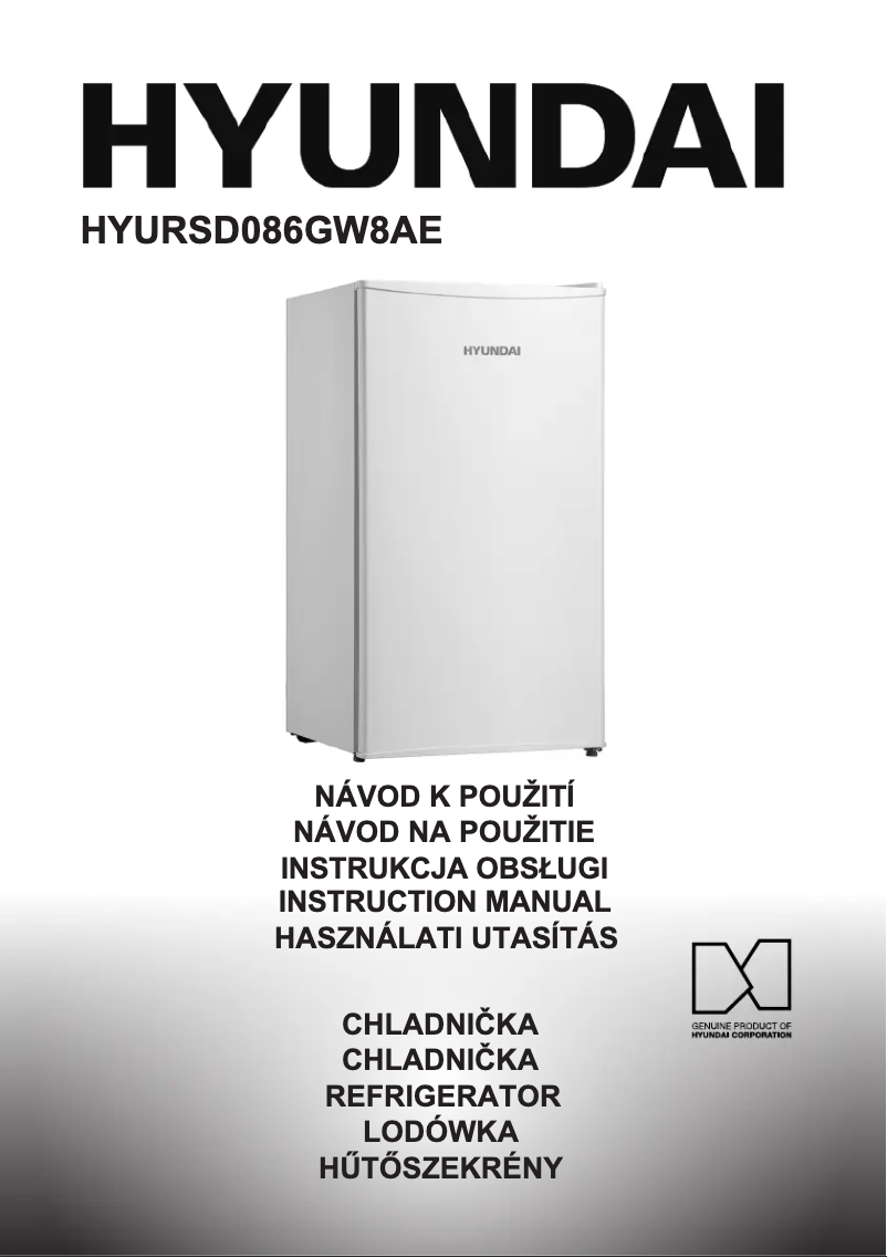 Imagen de la primera página del manual del dispositivo RSD086GW8AE