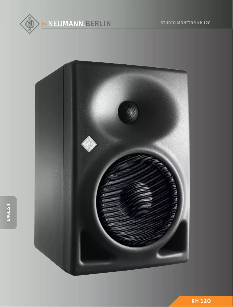 Page 1 de la notice Fiche technique Neumann KH 120