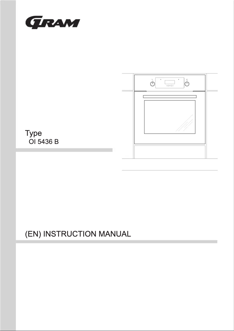 Page n°1 - Manuel utilisateur Gram OI 5436 B