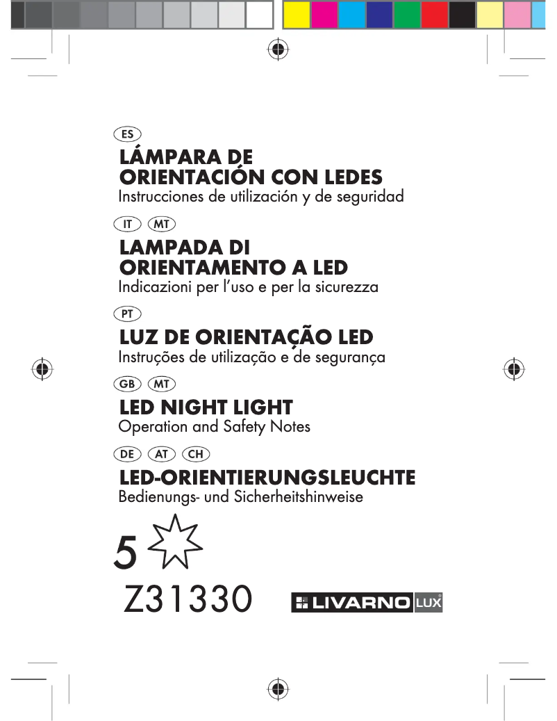 Imagen de la primera página del manual del dispositivo Z31330