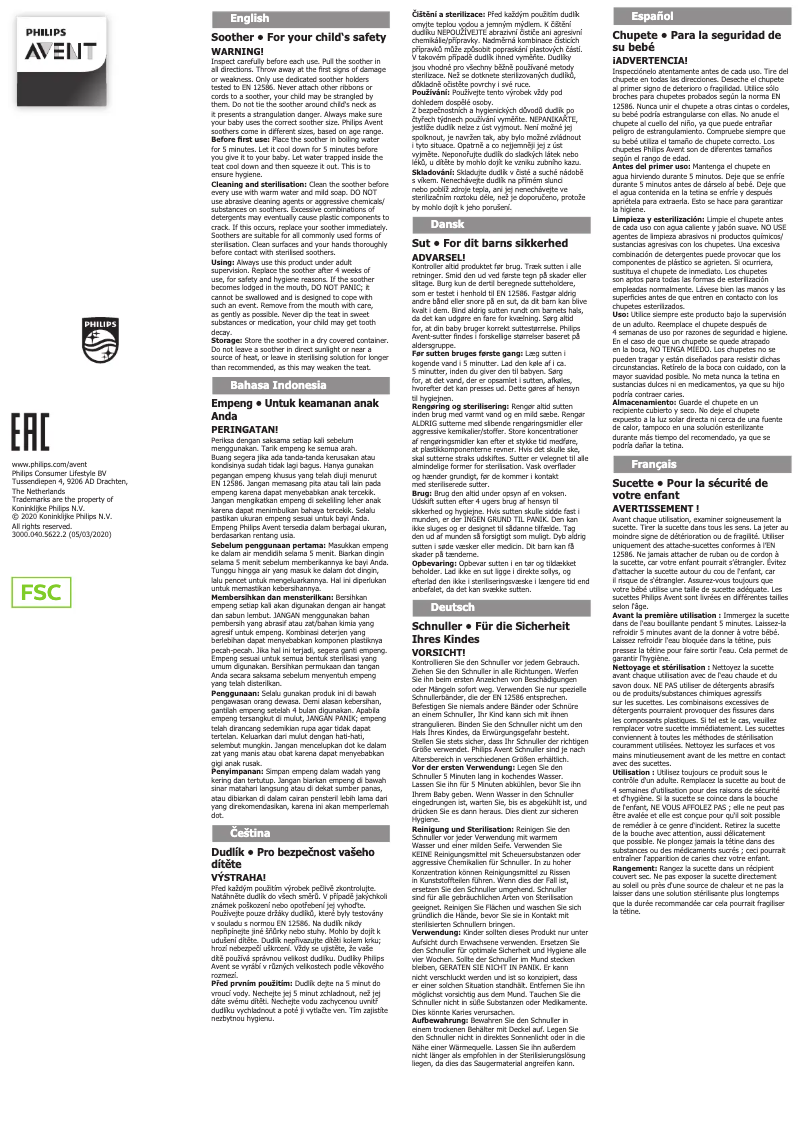 Page 1 de la notice Manuel utilisateur Philips Avent SCD293