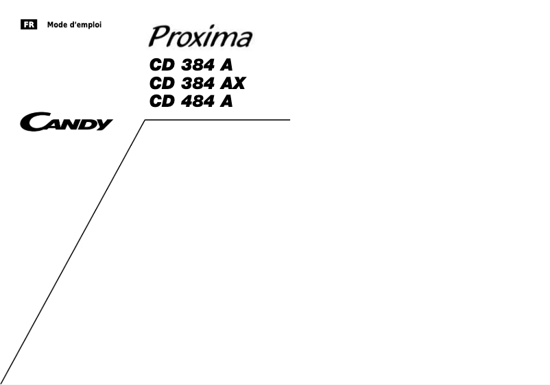 Image de la première page du manuel de l'appareil LS CD484A FR