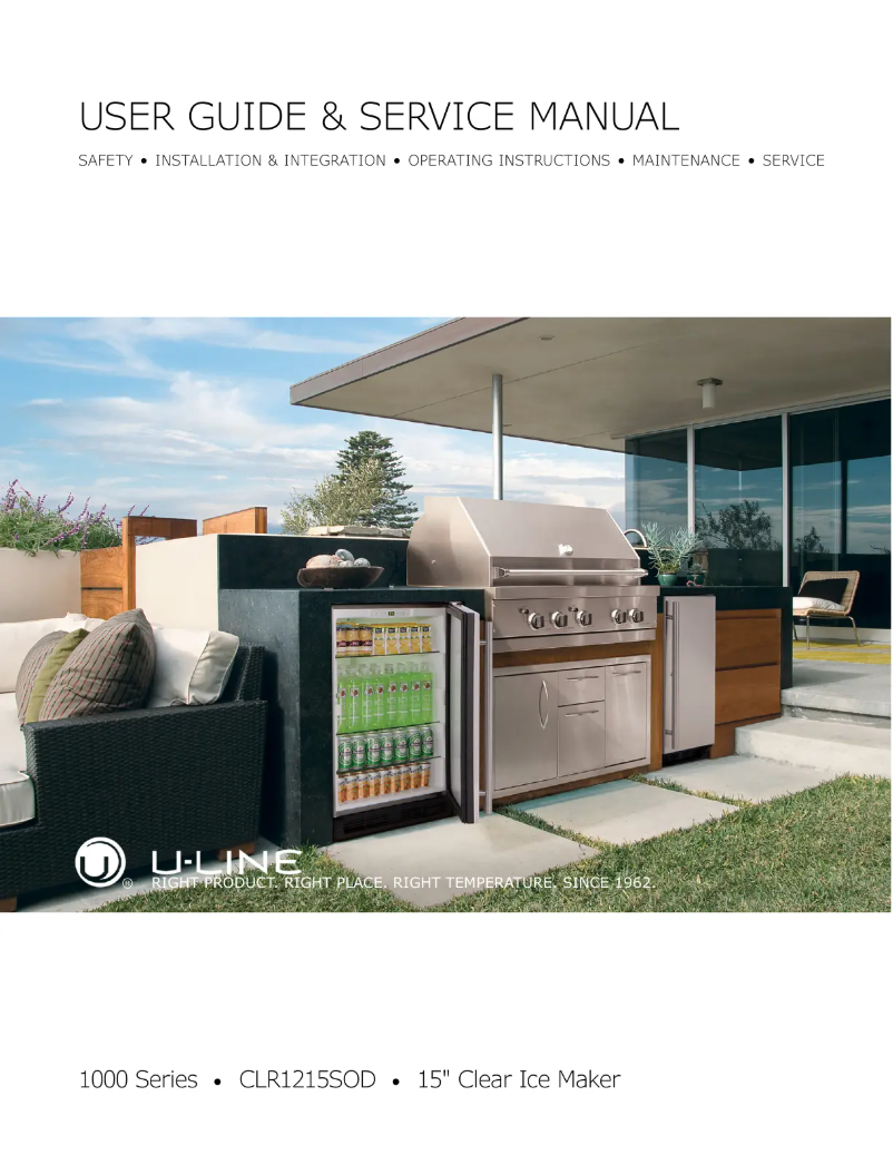 Image de la première page du manuel de l'appareil U-CLR1215OD40B