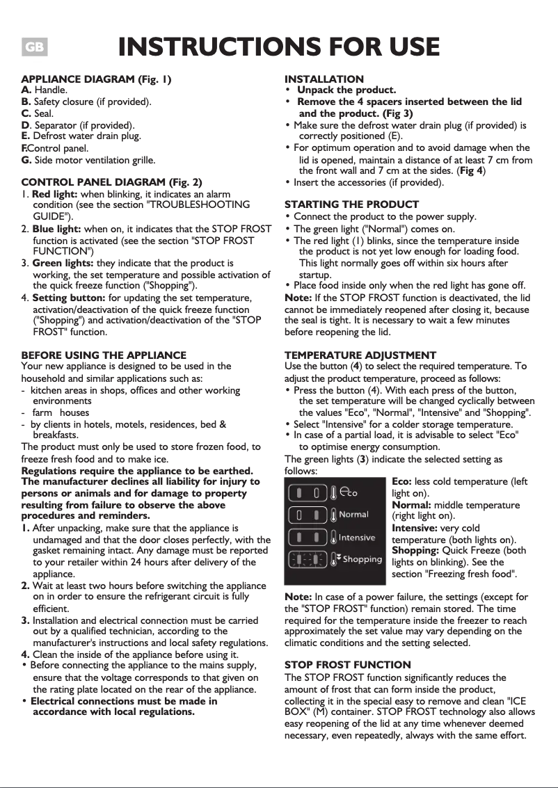 Page 1 de la notice Manuel utilisateur Whirlpool WHE31352 F