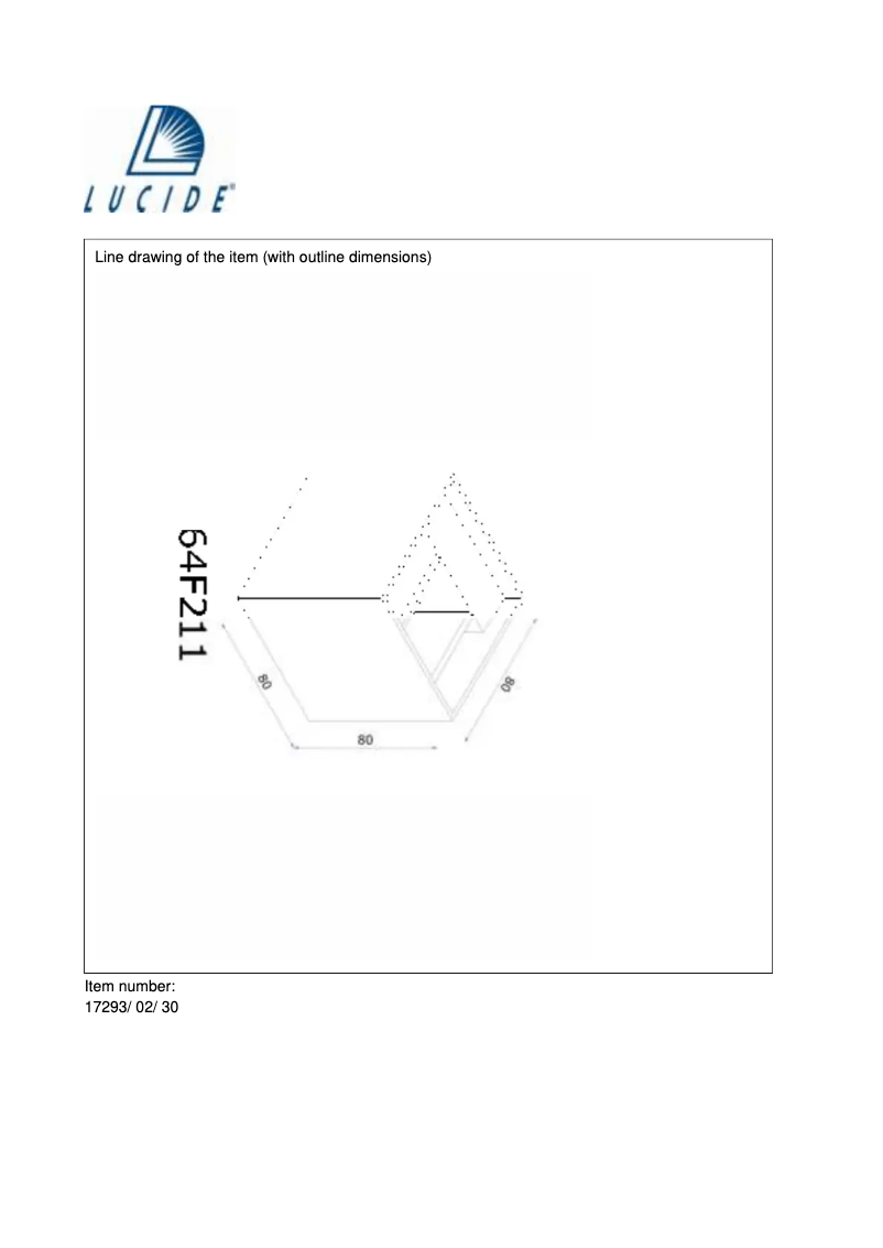 Page n°1 - Manuel utilisateur Lucide Xia