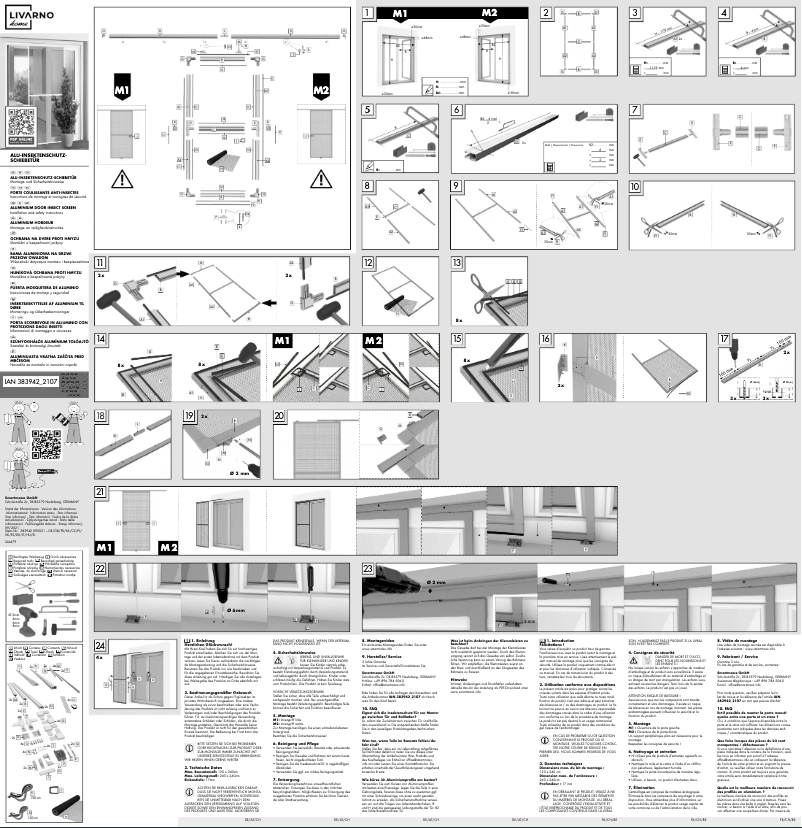 Page 1 de la notice Manuel utilisateur Livarno Lux IAN 383942