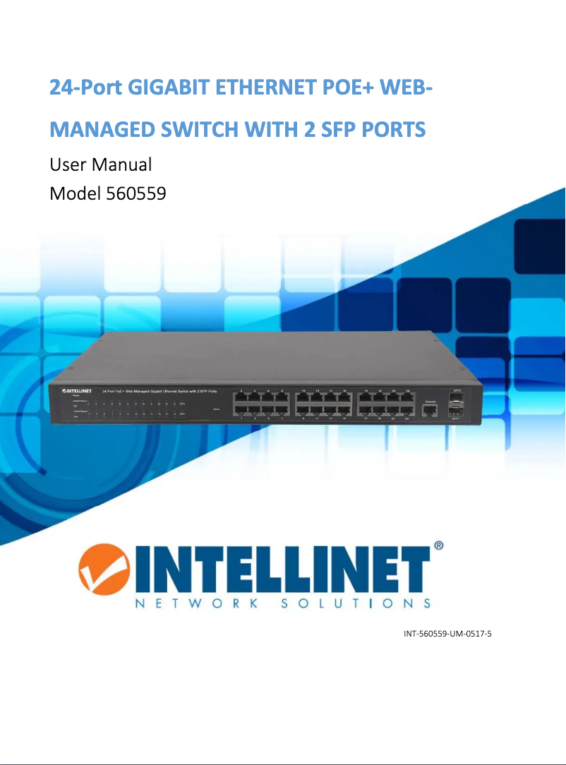 Page n°1 - Manuel utilisateur Intellinet 560559