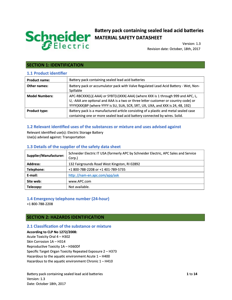 Page 1 de la notice Manuel utilisateur APC Back-UPS Pro BR1500G