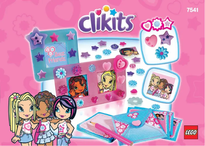 Page 1 de la notice Manuel utilisateur Lego Clikits 7541