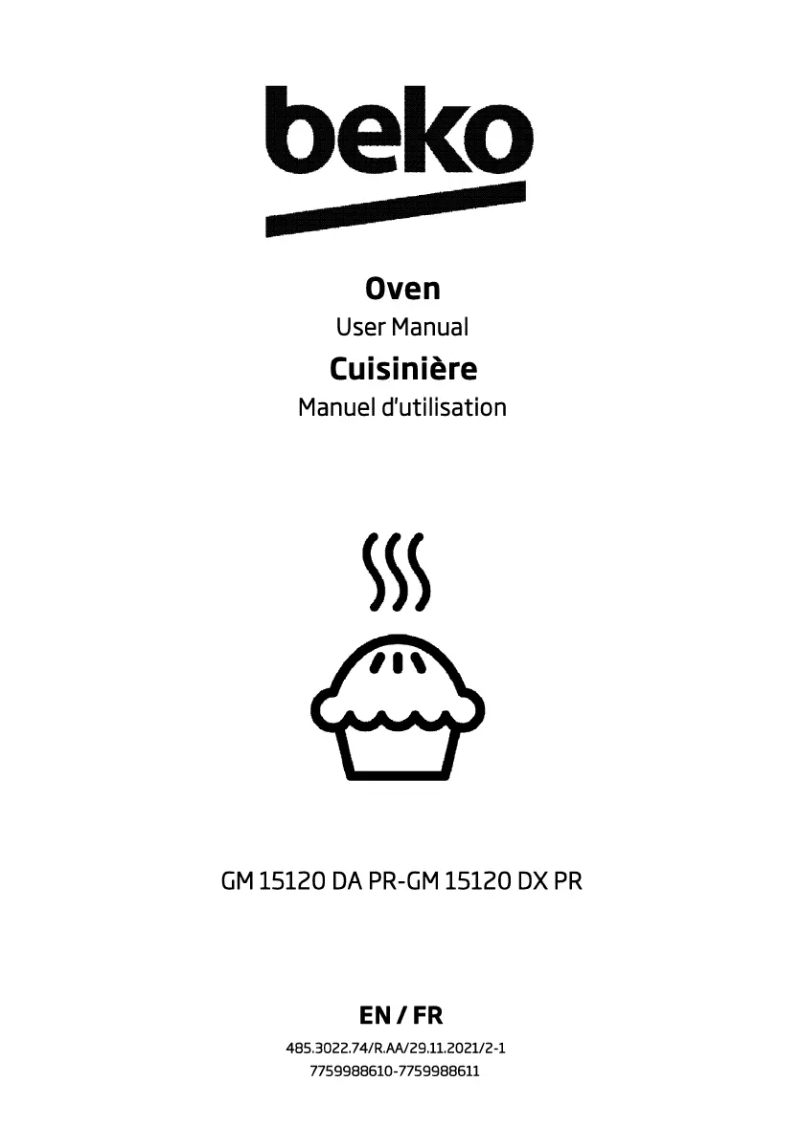 Page n°1 - Mode d'emploi Beko GM 15120 DX PR