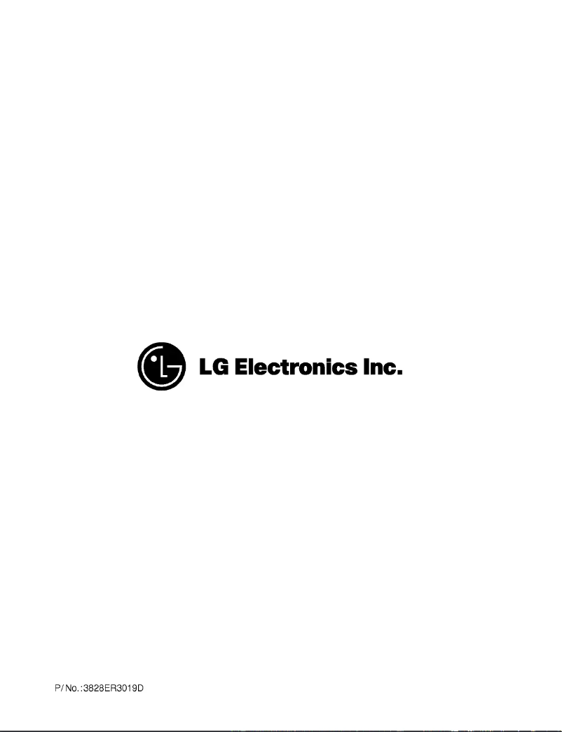 Page 1 de la notice Manuel utilisateur LG WD-10190BD