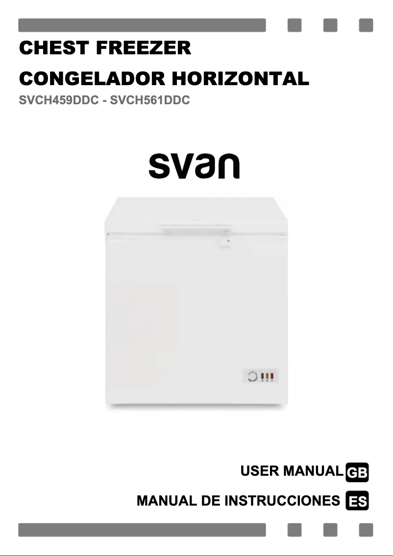 Page 1 de la notice Manuel utilisateur SVAN SVCH561DDC