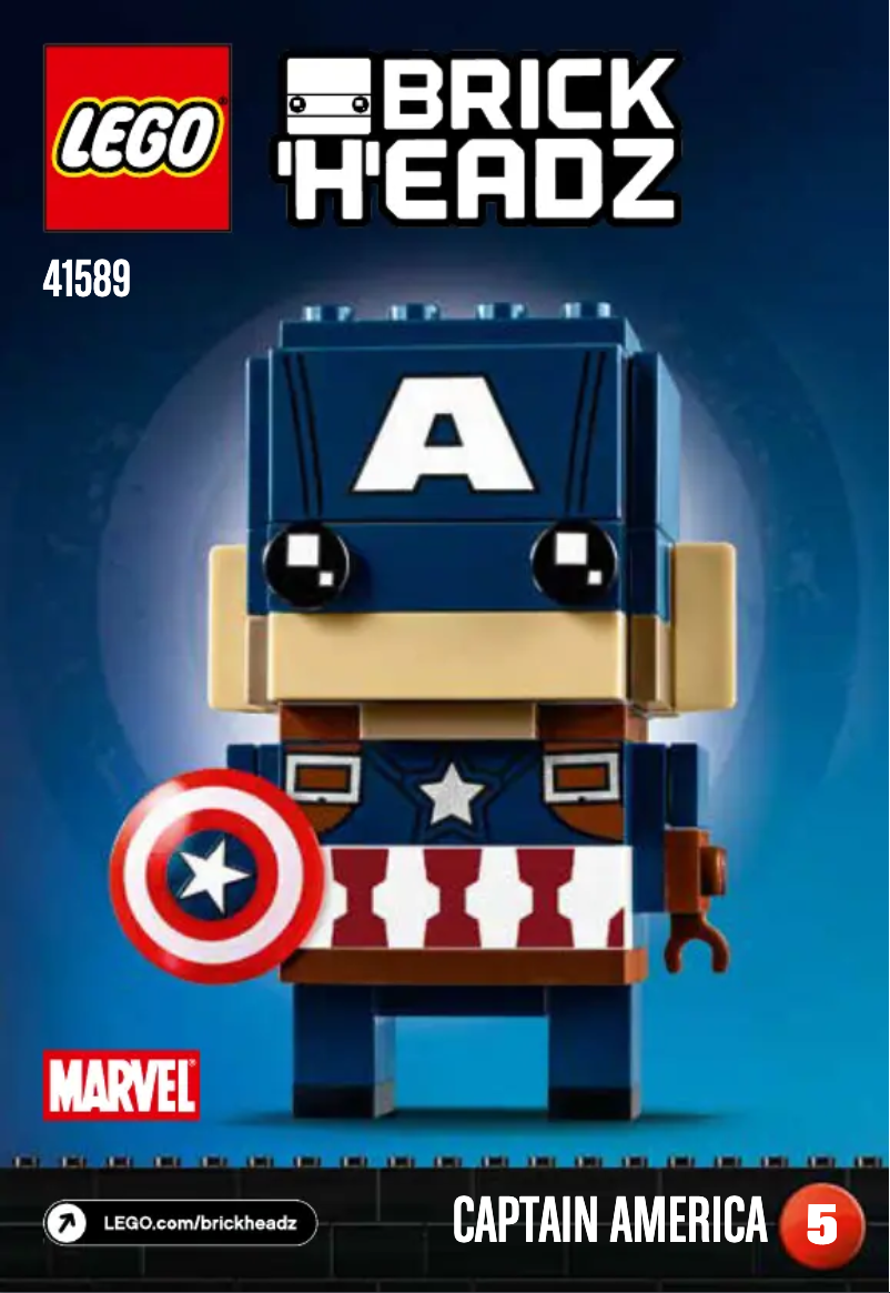 Image de la première page du manuel de l'appareil Brickheadz 41589