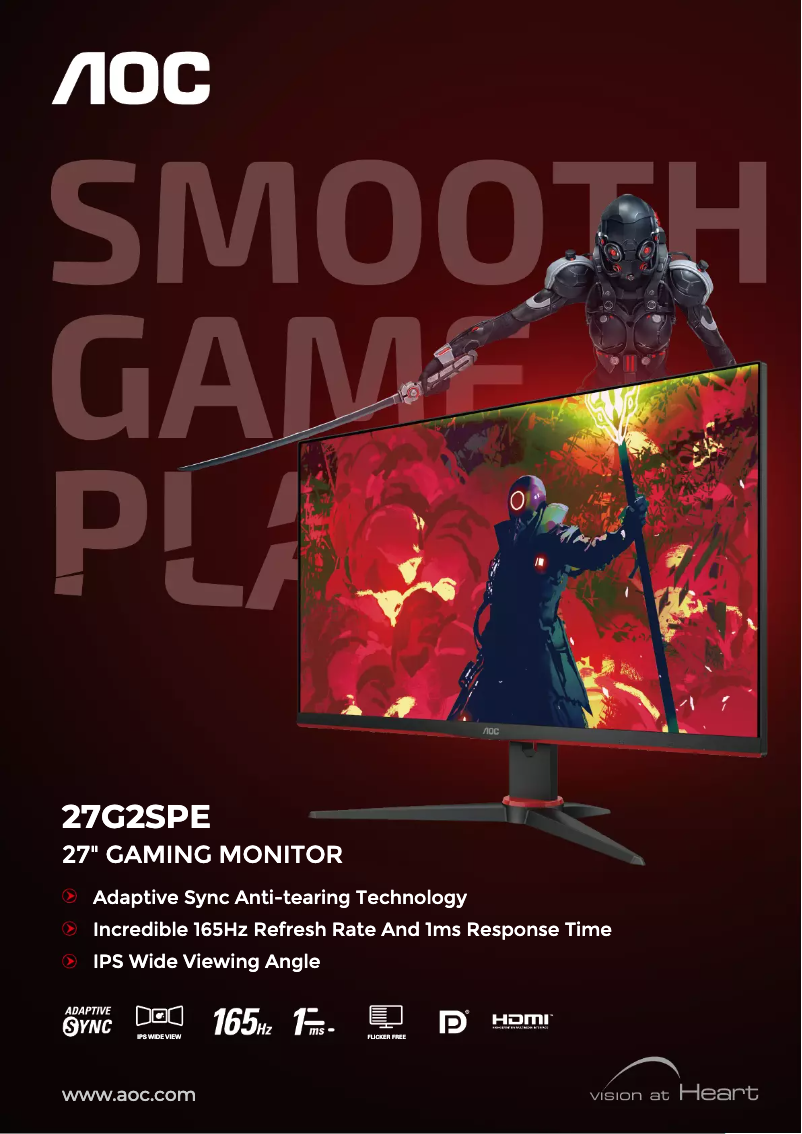 Page n°1 - Brochure AOC 27G2SPE