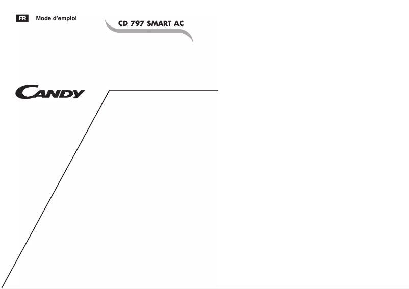Page 1 de la notice Manuel utilisateur Candy LSCD797SMART AC