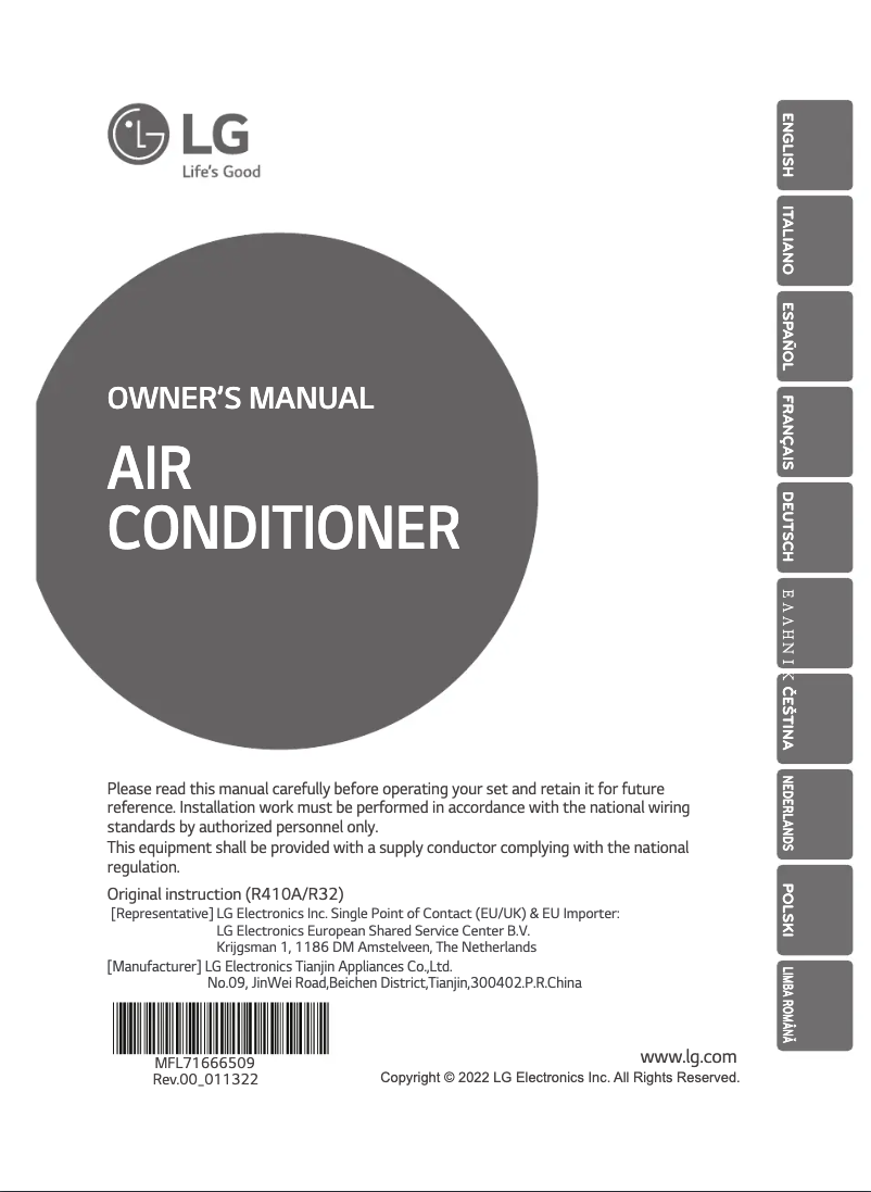Page n°1 - Manuel utilisateur LG UM24FH