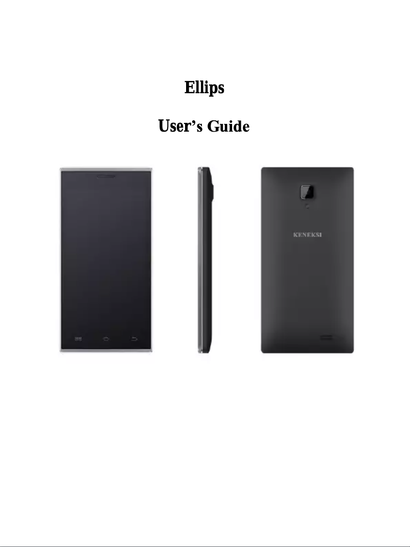 Image de la première page du manuel de l'appareil Ellips