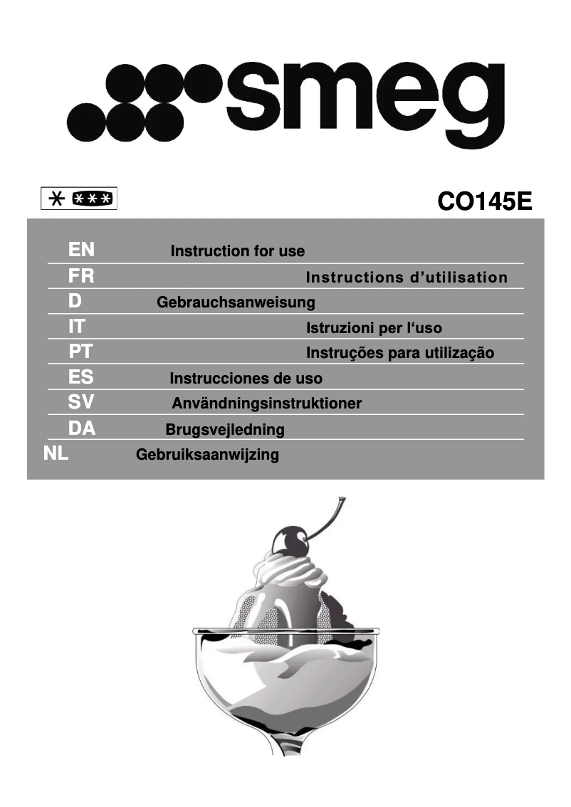 Page n°1 - Brochure Smeg CO145E