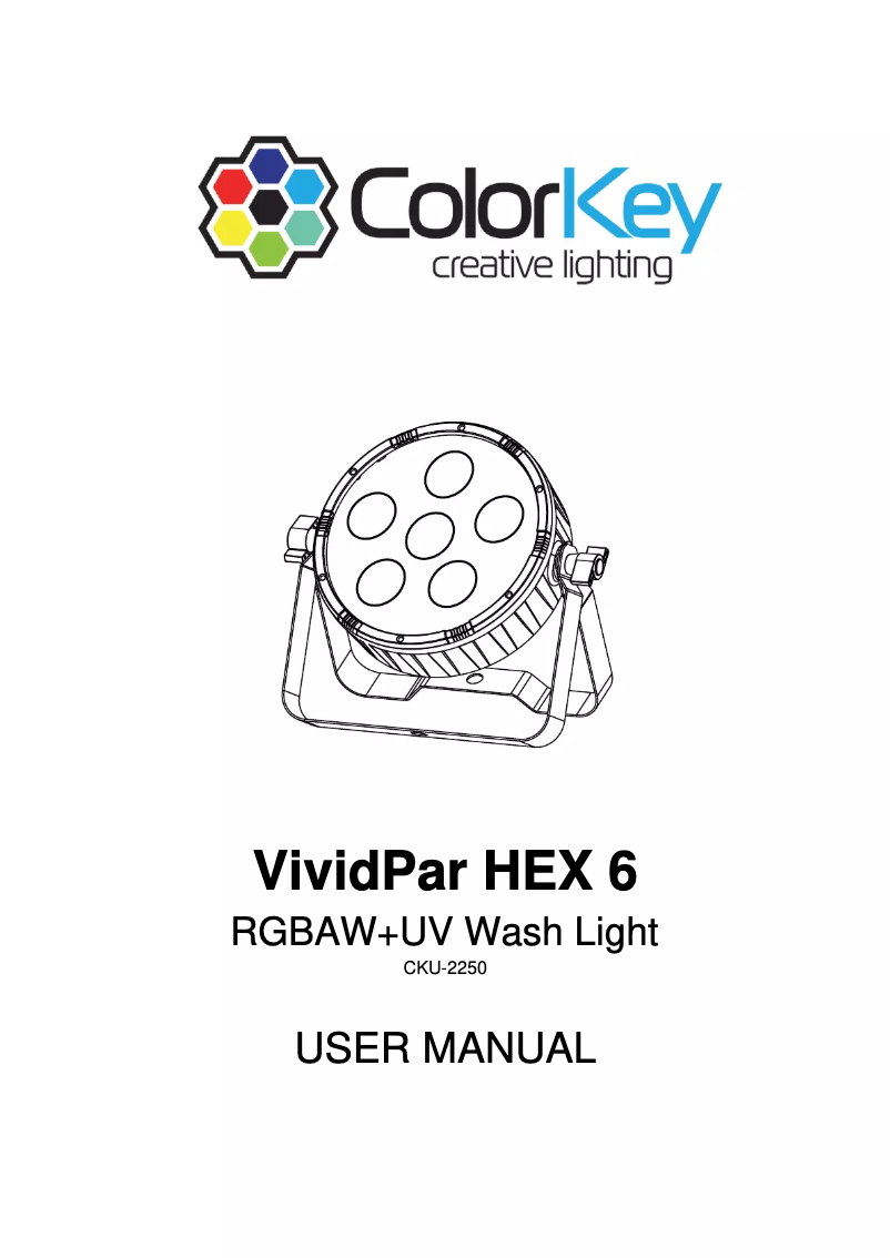 Página 1 del manual Manual de usuario ColorKey VividPar Hex 6