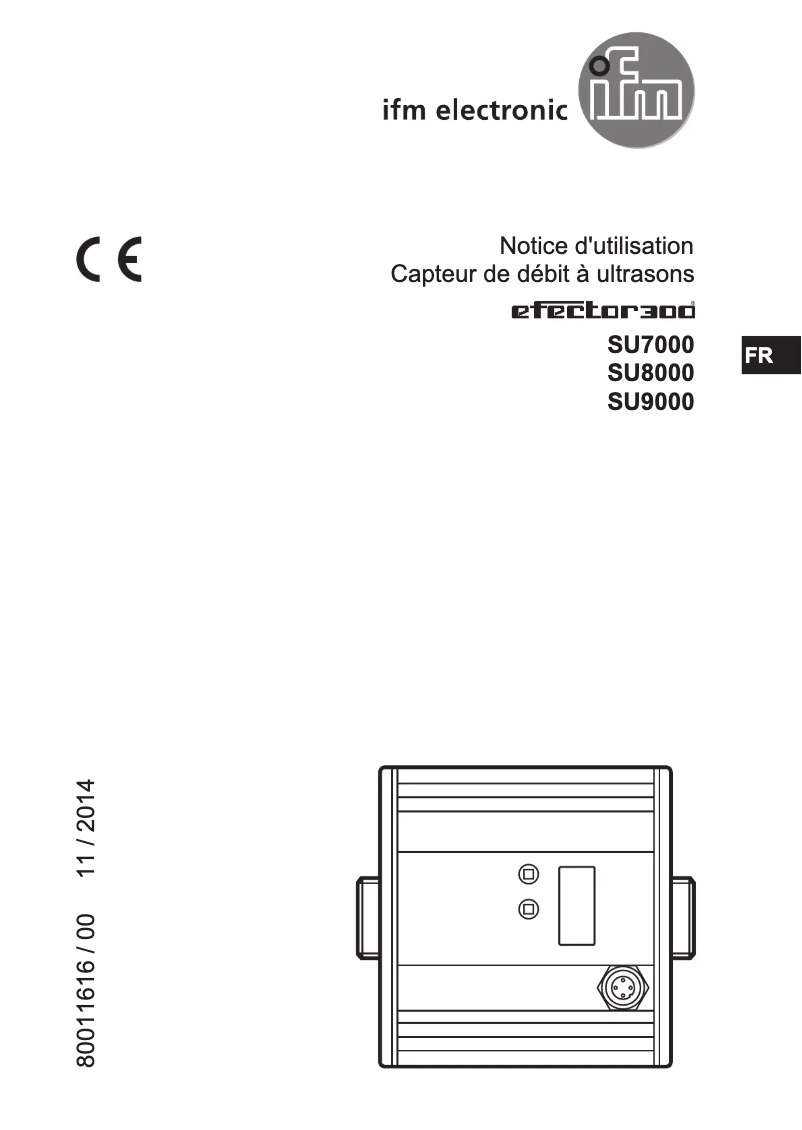 Página 1 del manual Manual de usuario IFM SU9000