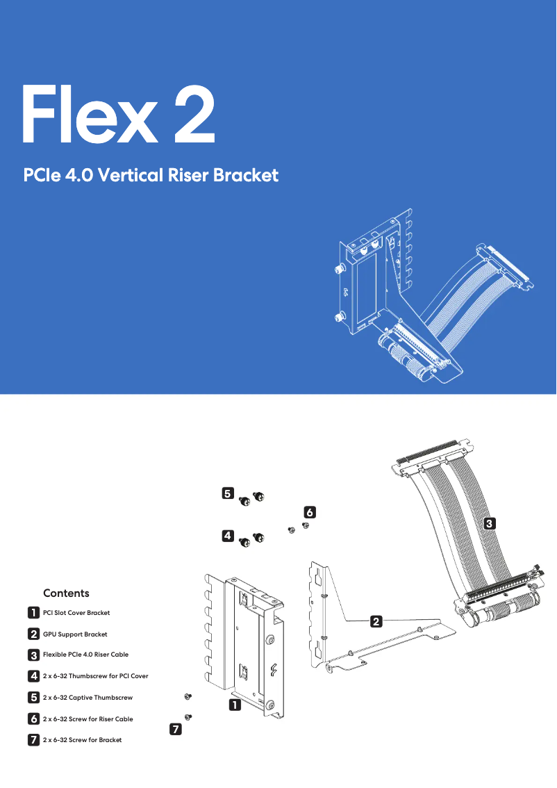 Page 1 de la notice Manuel utilisateur Fractal Design Flex 2