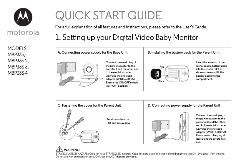 Image de la première page du manuel de l'appareil MBP33S-4