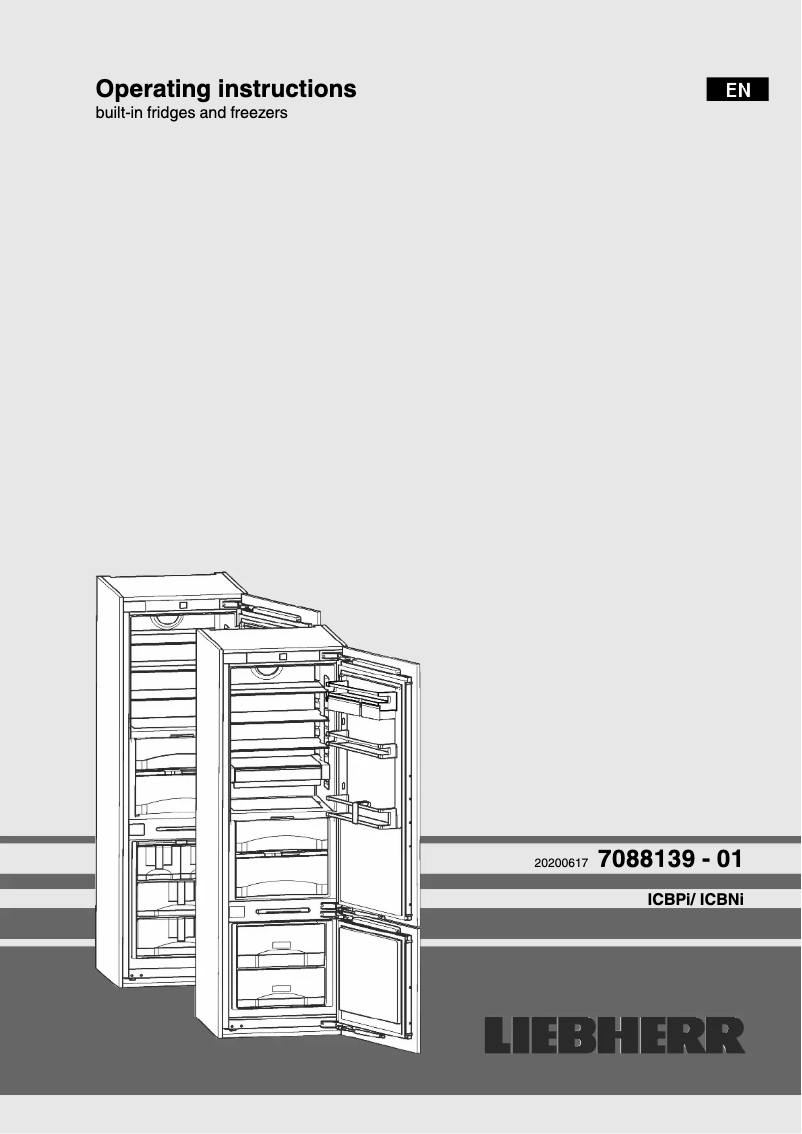 Page n°1 - Manuel utilisateur Liebherr ICBNi 3376