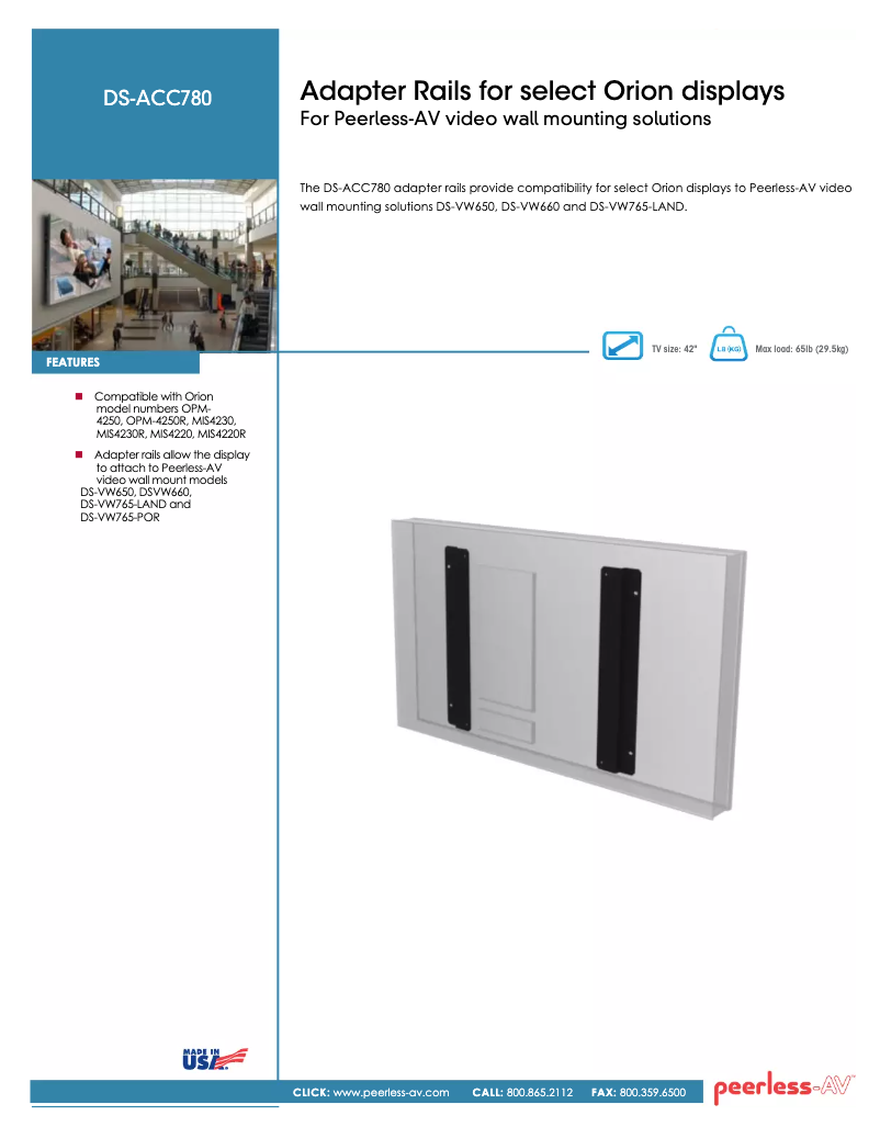 Image de la première page du manuel de l'appareil DS-ACC780