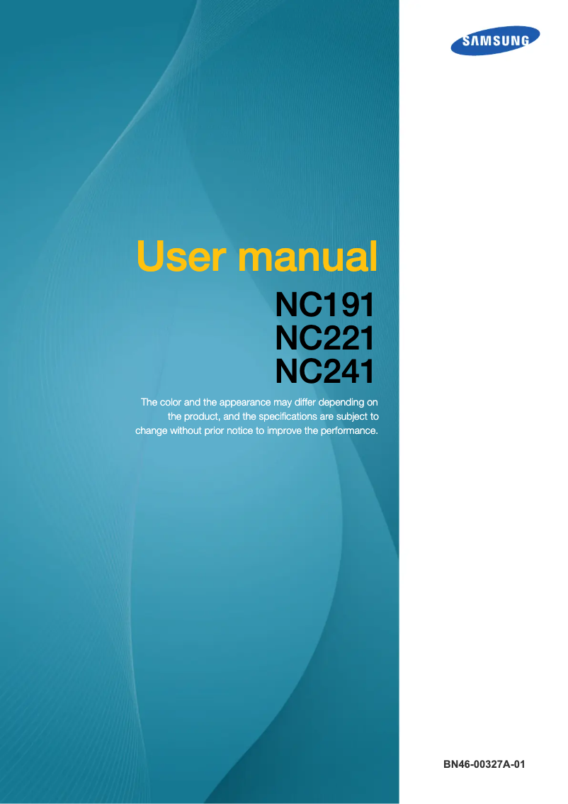Page 1 de la notice Manuel utilisateur Samsung Zero Client NC221