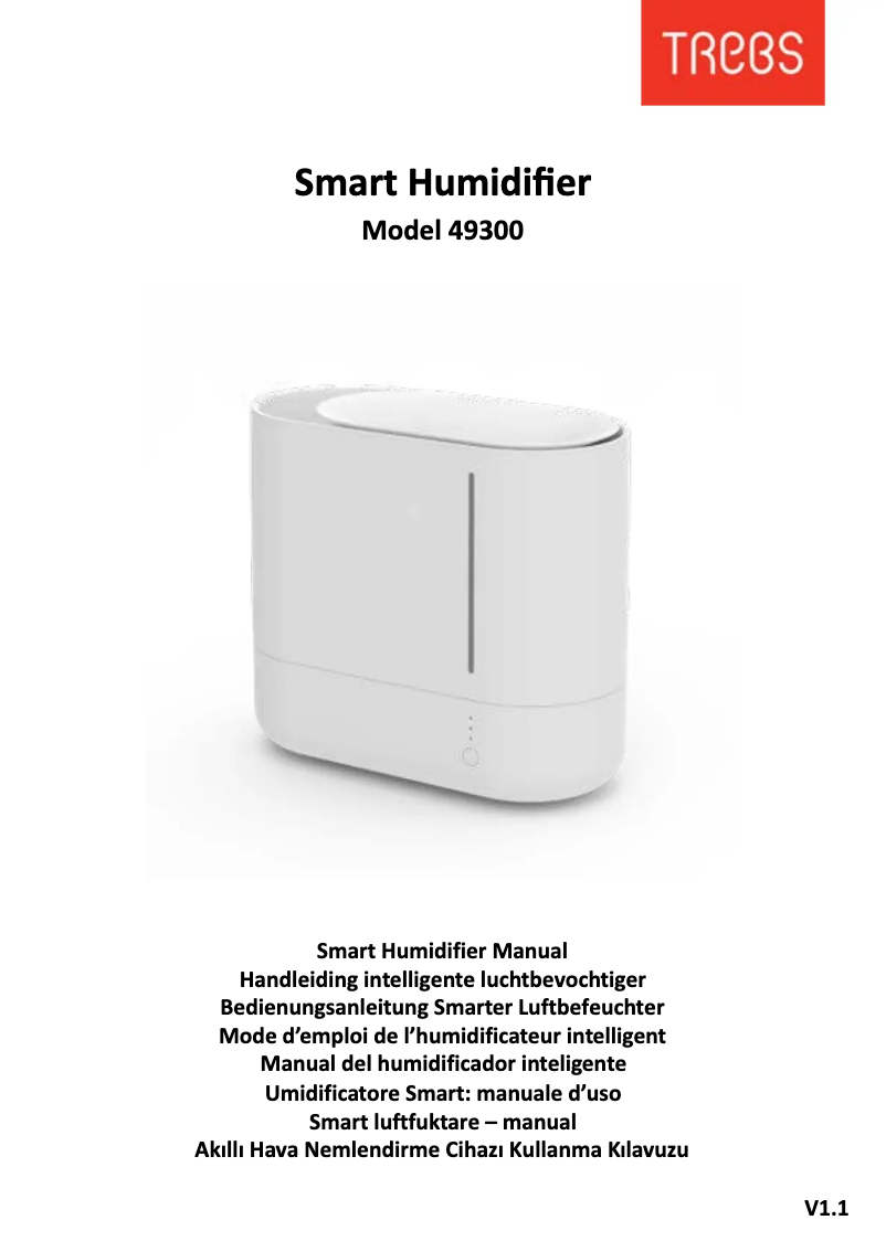 Page 1 de la notice Manuel utilisateur Trebs 49300