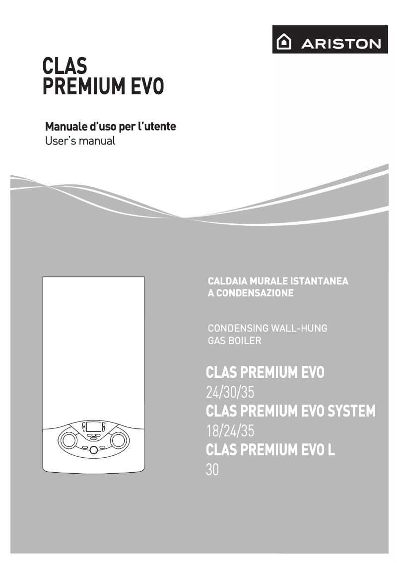 Page n°1 - Manuel utilisateur Ariston Thermo Premium Evo 24