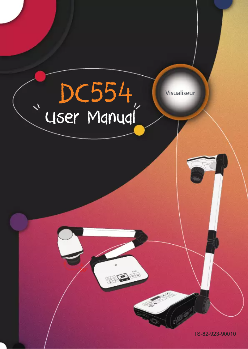 Page 1 de la notice Mode d'emploi Optoma DC554