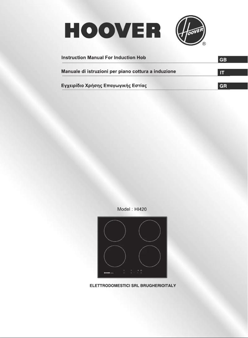 Page n°1 - Mode d'emploi Hoover HI420