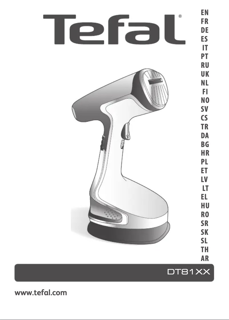 Imagen de la primera página del manual del dispositivo Access Steam+ DT8150