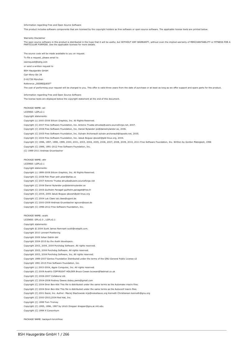 Page n°1 - Manuel utilisateur Siemens SN23II60MT