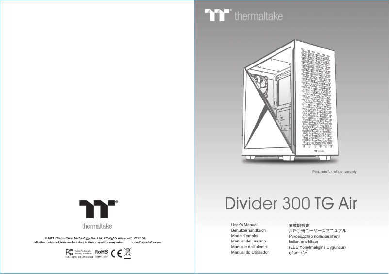 Imagen de la primera página del manual del dispositivo Divider 300 TG Air
