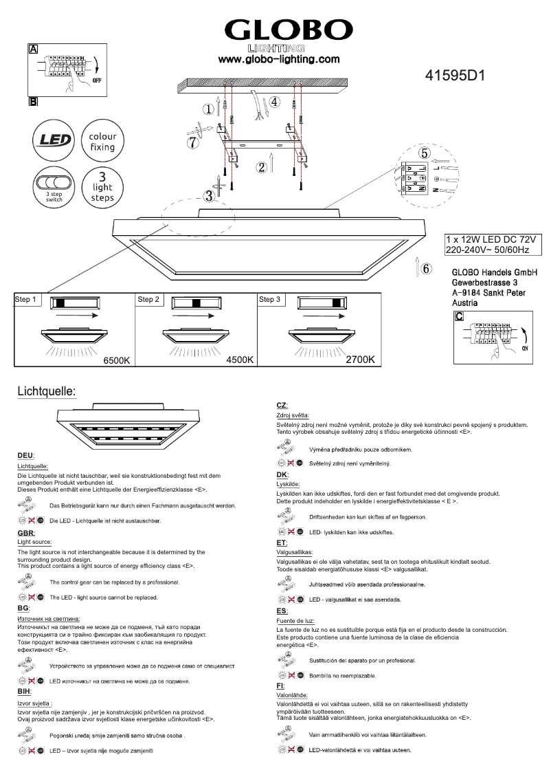 Image de la première page du manuel de l'appareil 41595D1