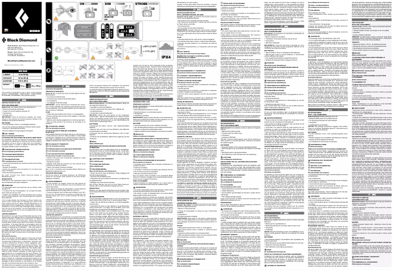 Image de la première page du manuel de l'appareil Gizmo