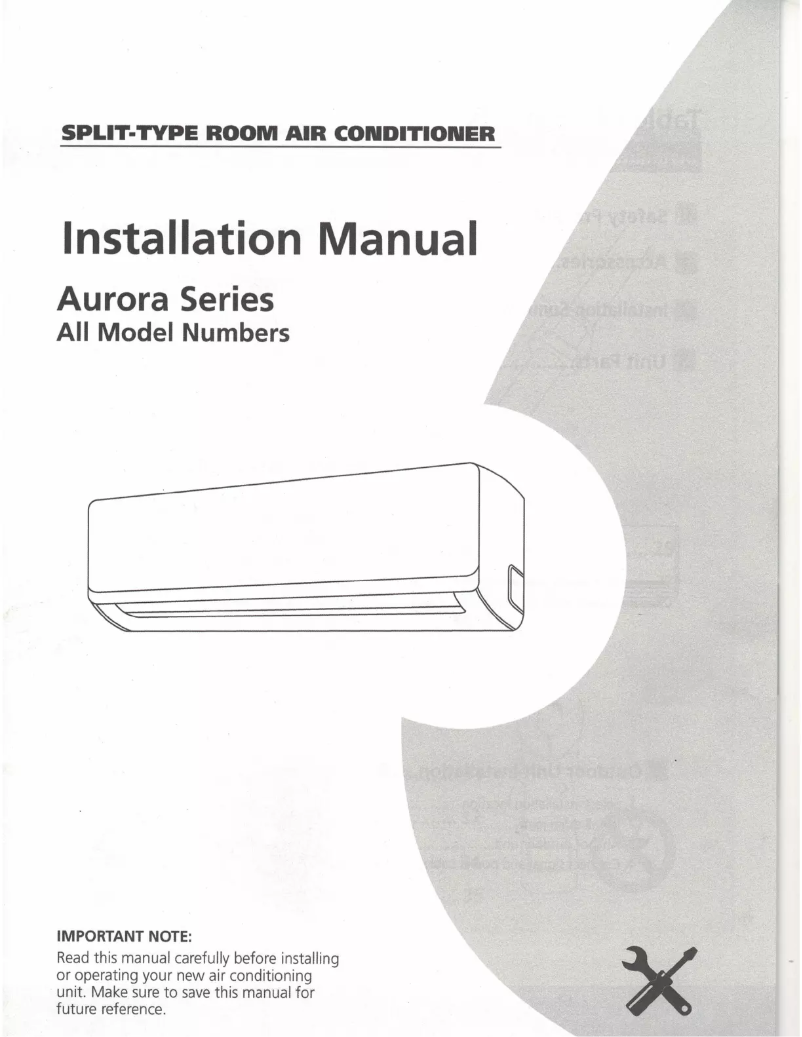 Image de la première page du manuel de l'appareil DX12X416H-19