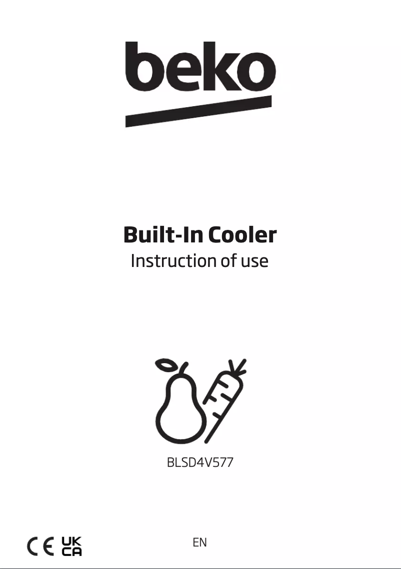 Page 1 de la notice Manuel utilisateur Beko BLSD4V577