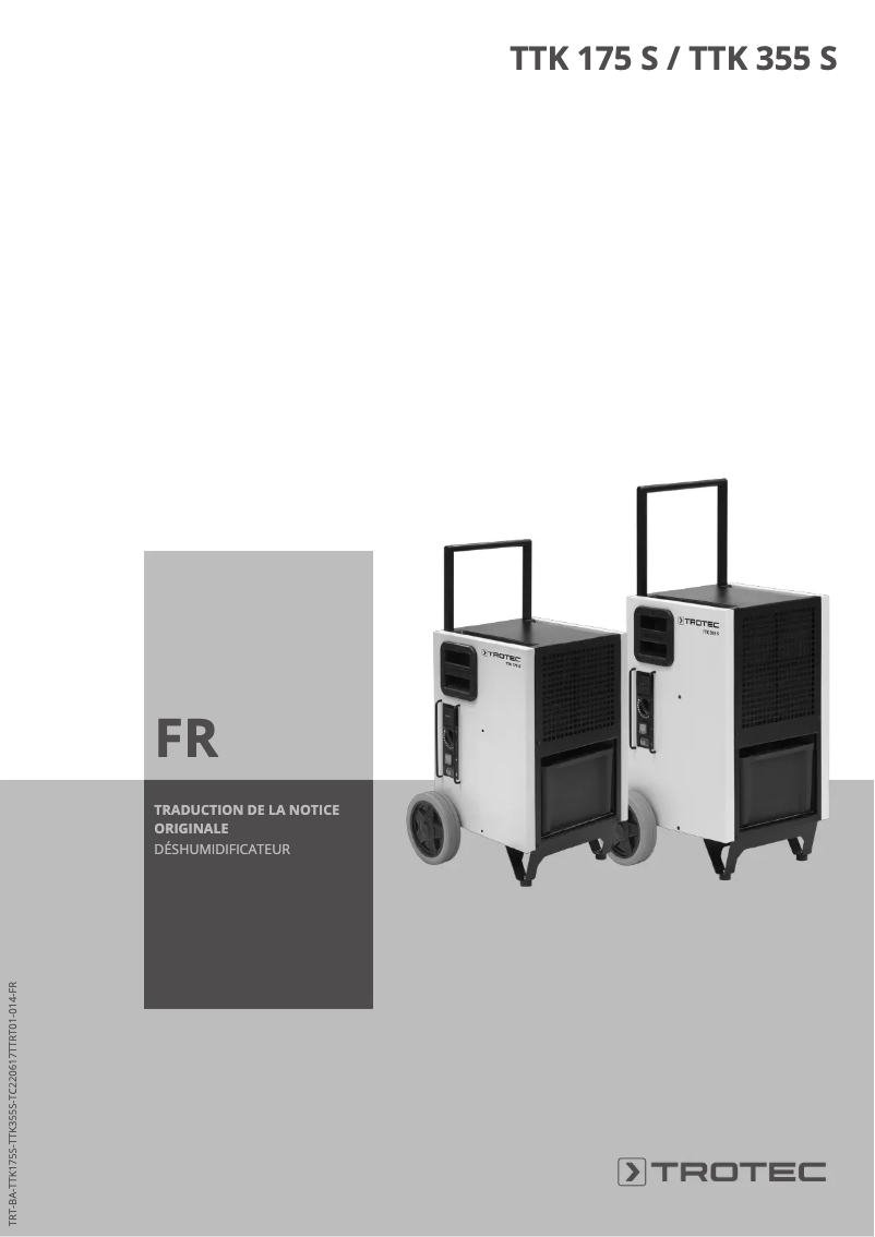 Image de la première page du manuel de l'appareil TTK 355 S