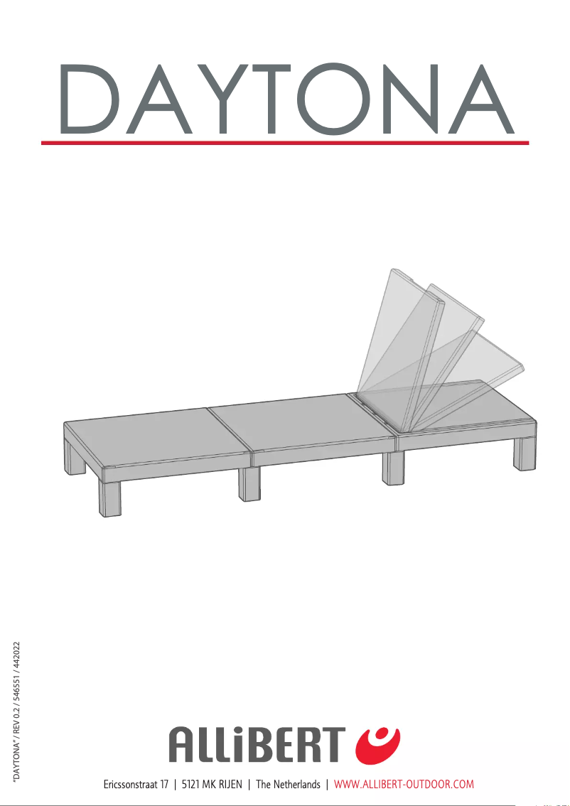 Página 1 del manual Manual de usuario Keter Daytona