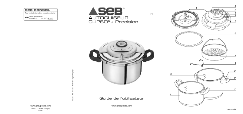 Image de la première page du manuel de l'appareil Clipso+ Precision P44006