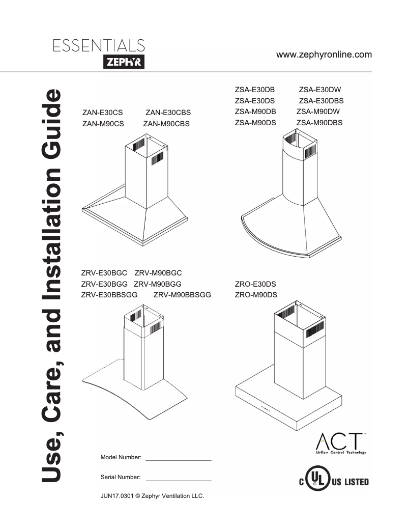Image de la première page du manuel de l'appareil ZANE24CS