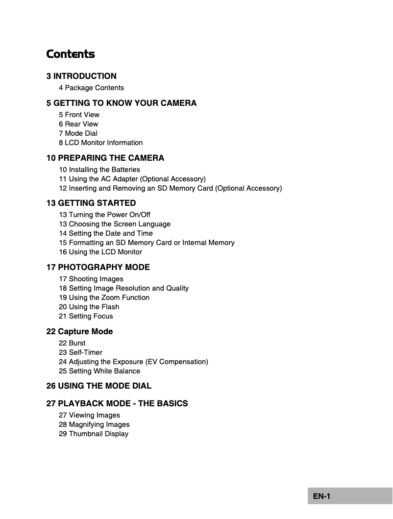Imagen de la primera página del manual del dispositivo CE 6430